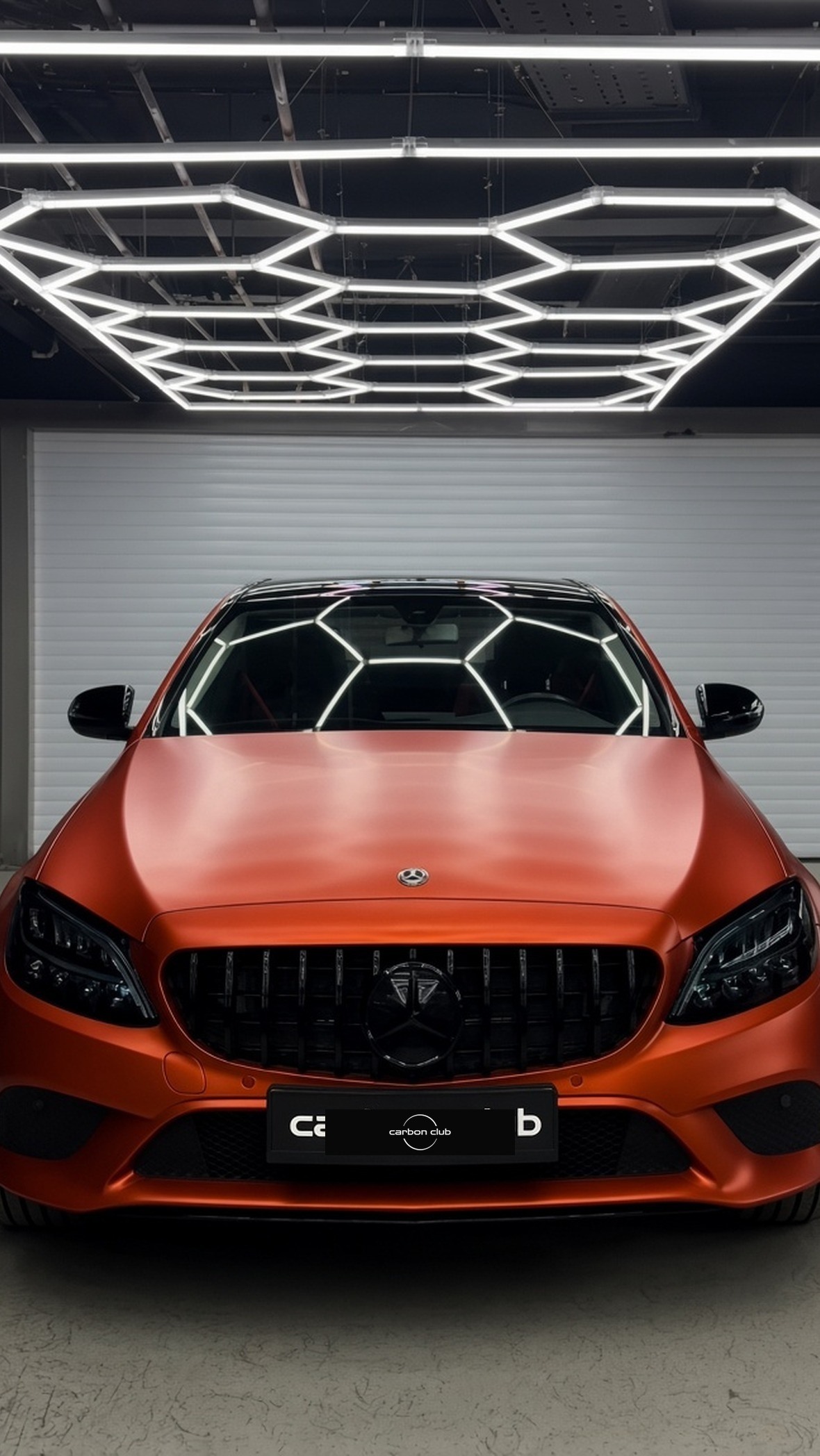 Мерседес Е-класс — Цветная плёнка, Carbon Club Белгород